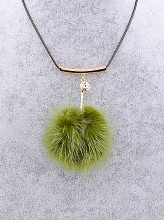 картинка Подвеска Мех натуральный Сrystal от магазина Wolves