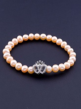 картинка Браслет 'SUNSTONES' Жемчуг 16 см от магазина Wolves