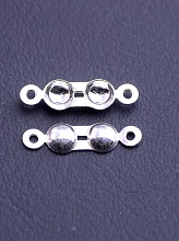 картинка Зажим Серебро(925) 15x4мм от магазина Wolves