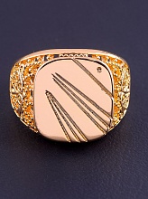 картинка Кольцо  'XUPING' (позолота 18к) от магазина Wolves