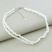 картинка Подвеска 'XUPING' Майорка 34 см (родий) от магазина Wolves