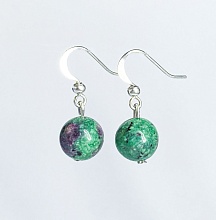 картинка Элитные Серьги Цоизит №1 от магазина Wolves