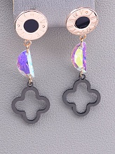 картинка Серьги 'Fashion' Сrystal (позолота 18к) от магазина Wolves