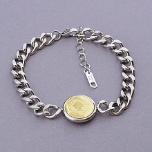 картинка Браслет 'XUPING' 18 см (родий) от магазина Wolves