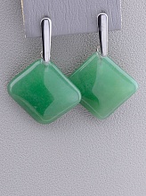 картинка Серьги 'Stainless Steel' Нефрит от магазина Wolves