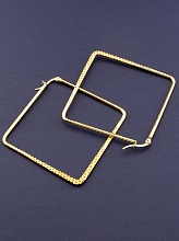 картинка Серьги 'FJ' 50х50мм от магазина Wolves