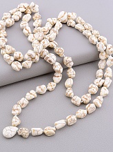 картинка Бусы Кахолонг 120 см от магазина Wolves