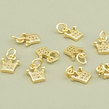 картинка Кулон Фианит 10х7мм (позолота 18к) от магазина Wolves