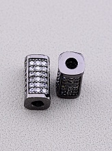 картинка Вставка Фианит 14х6 (хром) от магазина Wolves