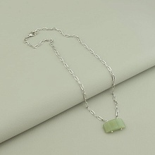 картинка Подвеска 'SUNSTONES' Нефрит 47 см от магазина Wolves