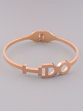 картинка Браслет 'Stainless Steel' Фианит 16 см (позолота 18к) от магазина Wolves