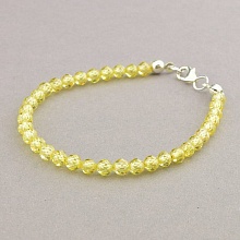 картинка Браслет 'SUNSTONES' Циркон Серебро(925) 16 5 см от магазина Wolves