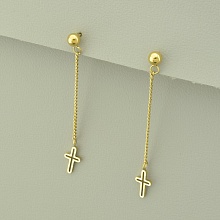 картинка Серьги 'XUPING'  (позолота 18к (лимонная)) от магазина Wolves