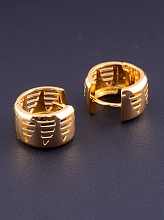 картинка Серьги 'XUPING'  (позолота 18к) от магазина Wolves