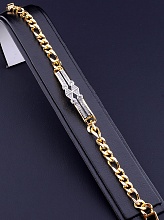 картинка Браслет 'XUPING' Фианит 20 см (позолота/родий) от магазина Wolves