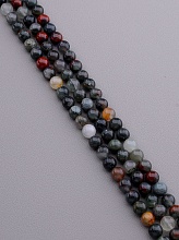 картинка Нитка Яшма 39 см 8 мм от магазина Wolves