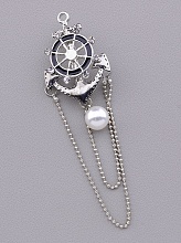 картинка Брошь Майорка 55x30мм от магазина Wolves