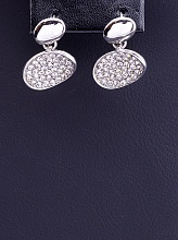 картинка Серьги Сrystal (родий) от магазина Wolves