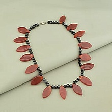 картинка Бусы Агат Сердолик 43 см от магазина Wolves