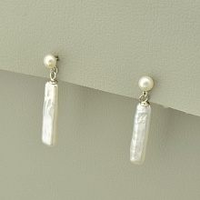 картинка Серьги Жемчуг (Серебро(925)) от магазина Wolves