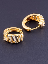 картинка Серьги 'XUPING' Фианит (позолота 18к) от магазина Wolves
