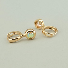 картинка Серьги 'XUPING' Фианит (позолота 18к) от магазина Wolves