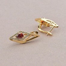 картинка Серьги 'XUPING' Фианит (позолота 18к) от магазина Wolves