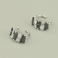 картинка Серьги 'XUPING' Фианит (родий) от магазина Wolves