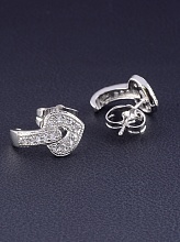 картинка Серьги 'XUPING' Фианит (родий) от магазина Wolves