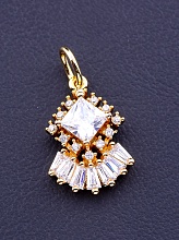 картинка Кулон 'XUPING' Фианит  (позолота 18к) от магазина Wolves