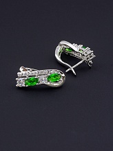 картинка Серьги 'XUPING' Фианит (родий) от магазина Wolves