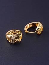 картинка Серьги 'XUPING' Фианит (позолота 18к) от магазина Wolves