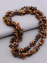 картинка Бусы Тигровый глаз 100 см от магазина Wolves