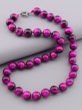 картинка Бусы 'SUNSTONES' Кошачий глаз 45 см от магазина Wolves