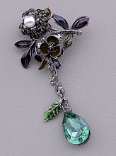 картинка Брошь Сrystal 75x30мм от магазина Wolves