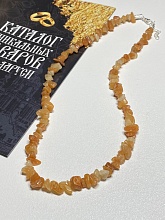 картинка Бусы Сердолик на карабине от магазина Wolves