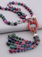 картинка Бусы Агат 60 см от магазина Wolves