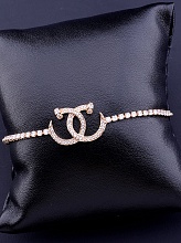 картинка Браслет 'Saiya' Фианит 17 см (позолота 18к) от магазина Wolves