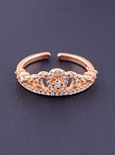 картинка Кольцо 'FJ' Сrystal Бижутерный сплав1 9 г от магазина Wolves