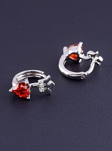 картинка Серьги 'XUPING' Фианит (родий) от магазина Wolves