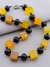 картинка Бусы Агат Чешский хрусталь 50 см от магазина Wolves