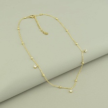 картинка Подвеска 'XUPING' Фианит 39 см (позолота 18к (лимонная)) от магазина Wolves