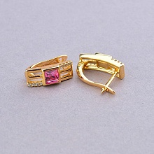 картинка Серьги 'XUPING' Swarovski (позолота 18к) от магазина Wolves