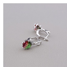 картинка Серьги 'XUPING' Фианит (родий) от магазина Wolves