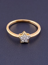 картинка Кольцо 'XUPING' Фианит (позолота 18к) от магазина Wolves