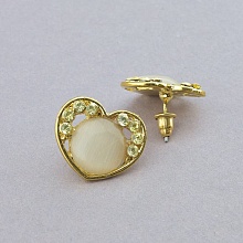 картинка Серьги 'Fashion' Кошачий глаз Бижутерный сплав от магазина Wolves