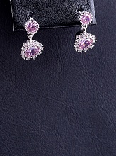 картинка Серьги 'XUPING' Фианит (родий) от магазина Wolves