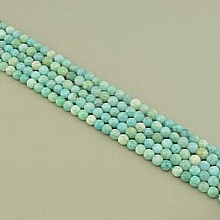 картинка Нитка Амазонит 38 см 6 5 мм (Без замка) от магазина Wolves