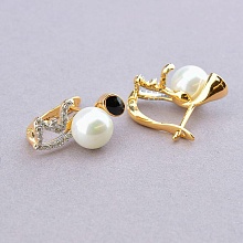 картинка Серьги 'XUPING' Майорка (позолота-родий) от магазина Wolves