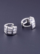 картинка Серьги 'XUPING' Фианит  (родий) от магазина Wolves